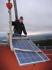 Horst u Solarplatte
